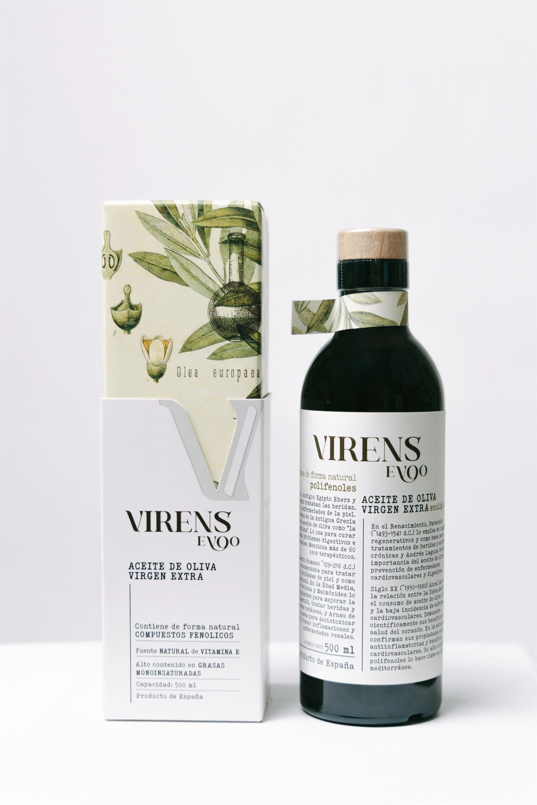 Extra Virgin Olive Oil VIRENS EVOO 500 ml bottle